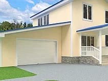 Гаражные секционные ворота с торсионным механизмом Doorhan RSD02