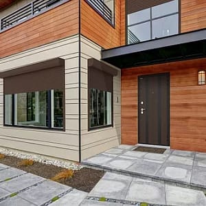 Рольставни оконные взломостойкие из экструдированного профиля Doorhan RHE45M